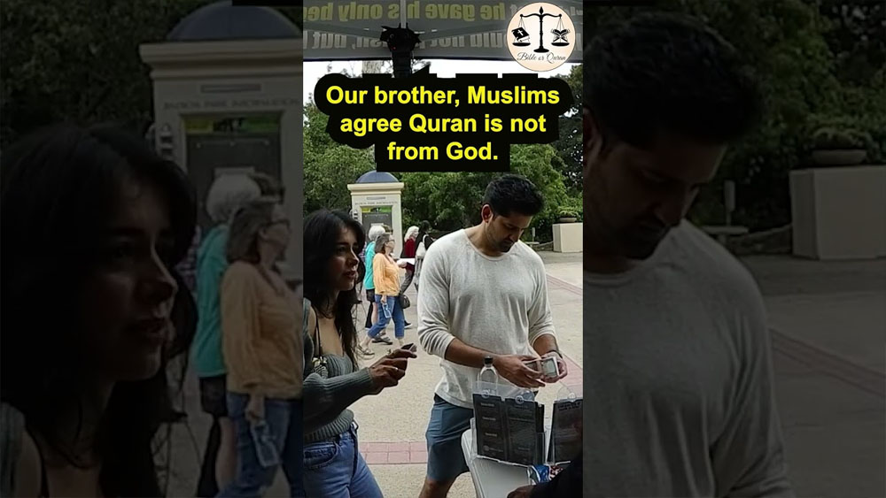 Our brother, Muslims agree Quran is not from God/BALBOA PARK #shorts
